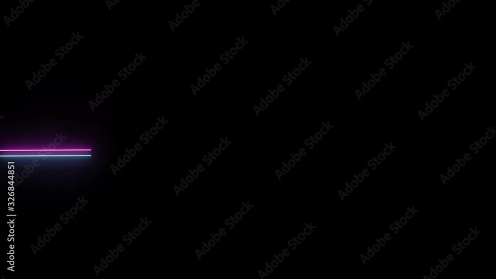 Poster cardiogram heartbeat pulse glowing neon light loop animated background. heart rate loopable animatio