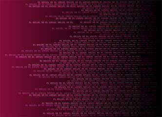pink cyber binary circuit future technology concept background