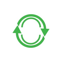 Arrows logo template vector icon illustration