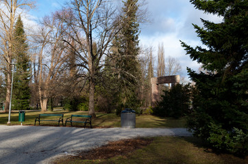 february in the park