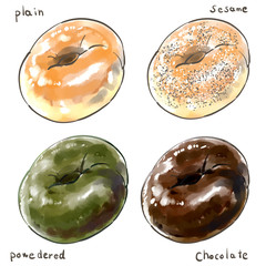 ベーグル4種