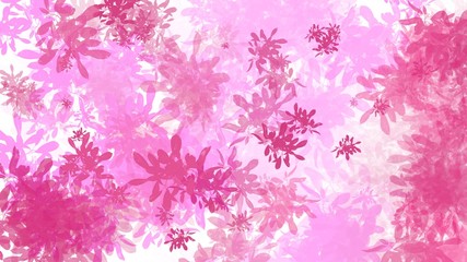 8K Abstract leaves illustration pattern background.	