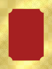 フレーム　和風フレーム　額縁　和柄フレーム　メッセージスペース　和のフレーム