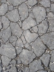 Cracked Driveway