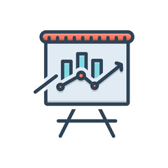 Color illustration icon for SEo