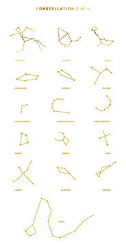 Zodiac Constellation Collection In Vector Part 2 of 6