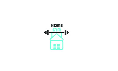 Home GYM Vector Logo Template.