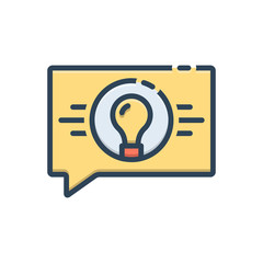 Color illustration icon for Strategic