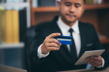 concept of credit-card for business