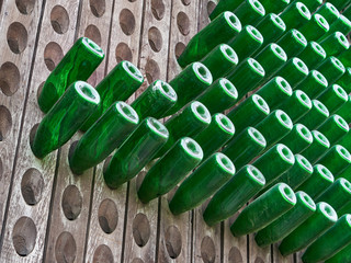 Image of wine bottles.