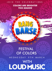 Happy Holi colorful posters Illustration of colorful background for Festival of Colors Happy holi vector elements for card design ,celebration design