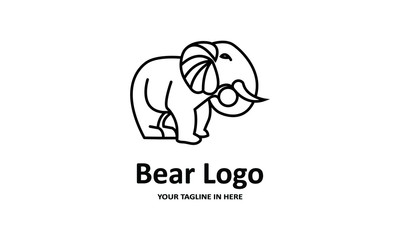 The concept of modern Sderhana elephant logo design is easy to remember