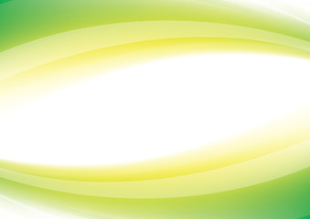 抽象　曲線　背景　緑と黄色