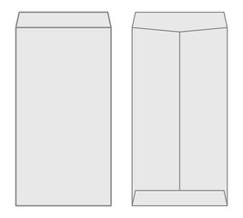 isolated vector illustration of envelopes