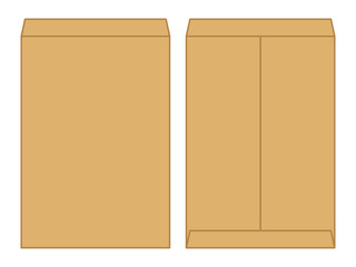 isolated vector illustration of envelopes