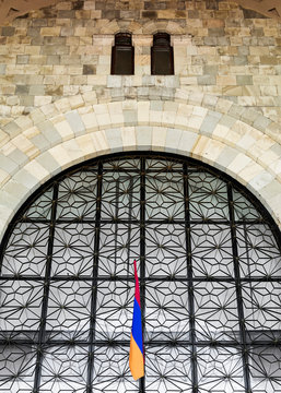  Entrance Portal Of History Museum Of Armenia In Yerevan City