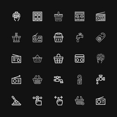 Editable 25 knob icons for web and mobile