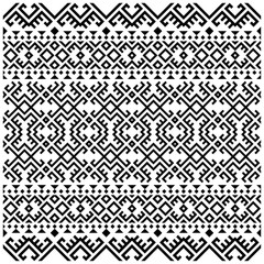 Fototapeta premium Tribal ethnic vector texture. Seamless pattern stripe in Persian style