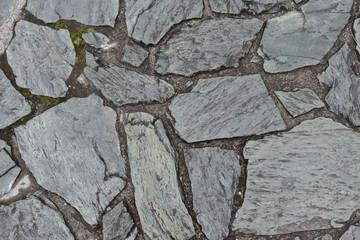 Image of Floor covered with crushed stone