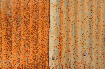 Rusty zinc old  texture color