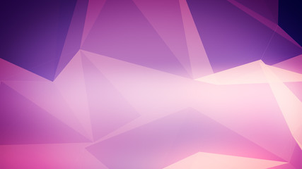 Background with triangles connected in violet and pink and purple colors.