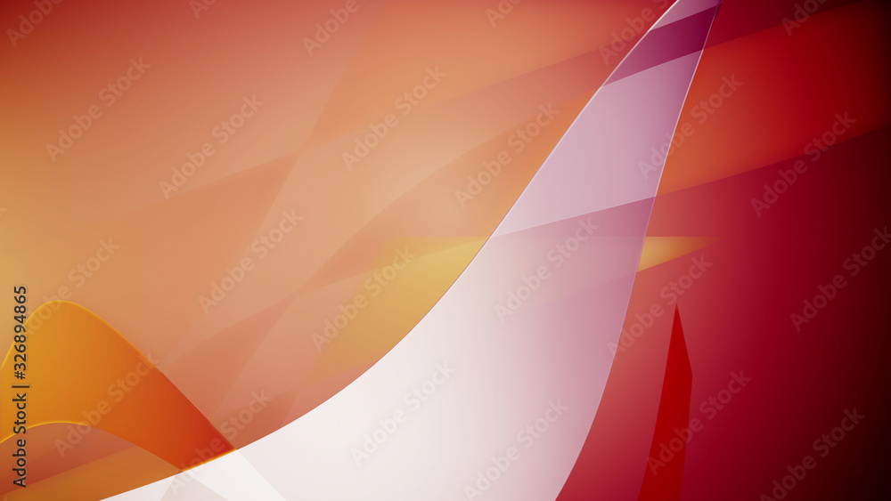 Poster 3d rendering of wavy backdrop diagonal