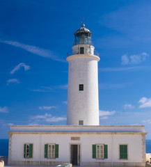 Lighthouse of the Pilar de la Mola, Formentera, Balearic Islands