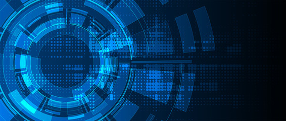 Fototapeta premium abstract futuristic fade computer technology business background