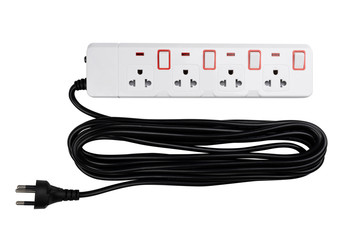 Power Strip - Isolated over a white background