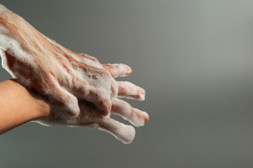 Fototapeta premium Washing hands