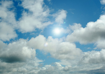 Cloudy sky background