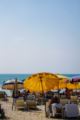 umbrellas on the beach