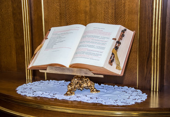 Interior Items in the Cathedral of the Roman Catholic Church, Odessa City, Ukraine