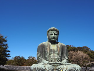The Great Buddha of Kamakura in japan