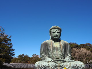 The Great Buddha of Kamakura in japan