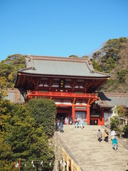 TSURUGAOKA HACHIMANGU in kamakura, JAPAN