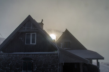 schronisko na połoninie Wetlińskiej Bieszczady  © wedrownik52