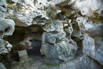 Rockery of Lion Forest in Suzhou, China