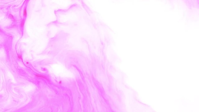 Abstract paint ink in motion. Psychedelic background footage. Flowing colorful spots. Liquid design.