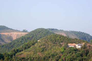 Laos mountain at Oudomxay, Laos