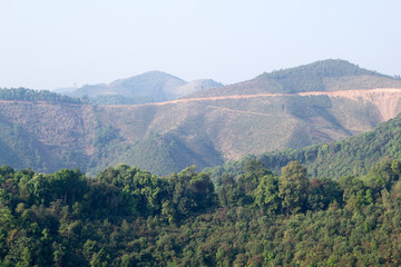 Obraz premium Laos mountain at Oudomxay, Laos