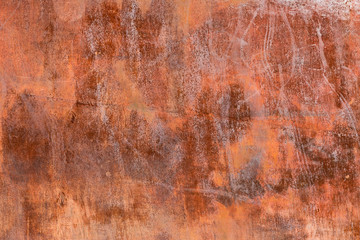 weathered and rusted iron background worn and scratched