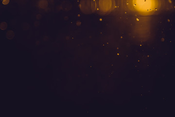 Luxury abstract golden bokeh use for background