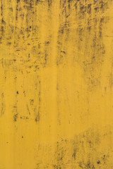 Abstract yellow cement wall