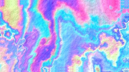 Liquid holographic background texture. Abstract neon pastel gradient surface with blending dynamic colors and smooth texture
