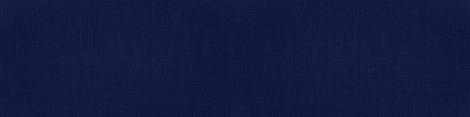 Dark phantom blue natural cotton linen textile texture background banner panorama