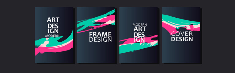 Vector cover for text. Abstract colorful fluid background with gradient color. Applicable for design cover, presentation, invitation, flyer, annual report, poster and business card, desing packaging