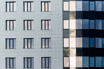 Fragment of the administrative building facade