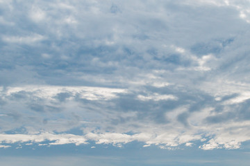 Obraz premium Frowning clouds in the evening sky