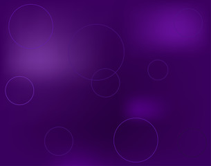 Violet pattern of geometric circles, shapes. Colorful mosaic banner. Geometric background with colored disks.